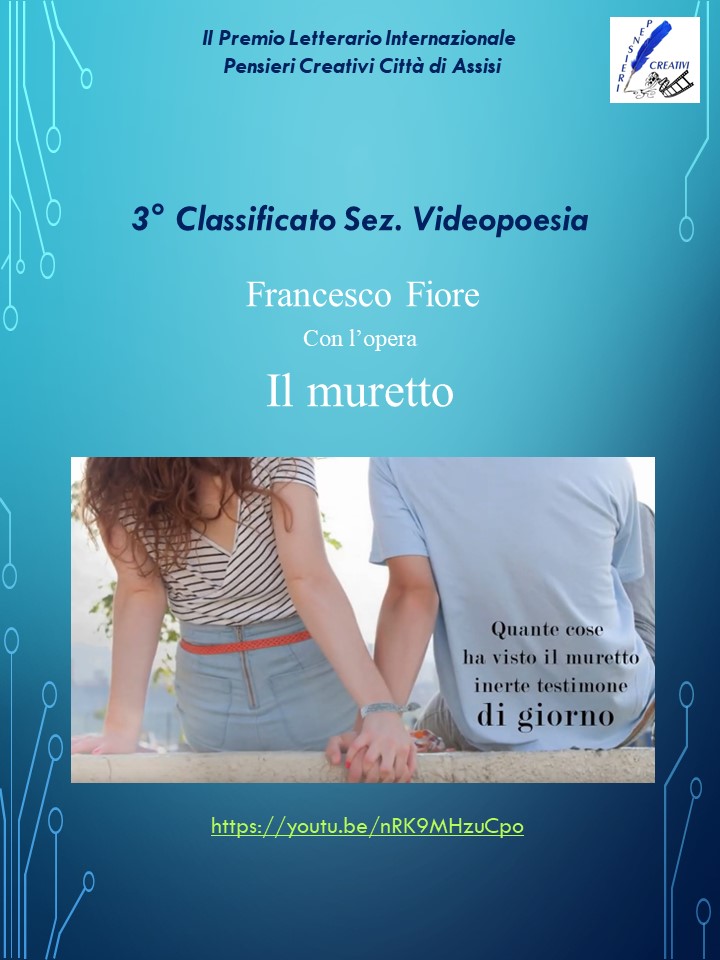 3° classificato sez. Videopoesia