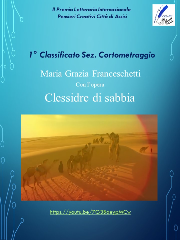 1° classificato sez. Cortometraggio